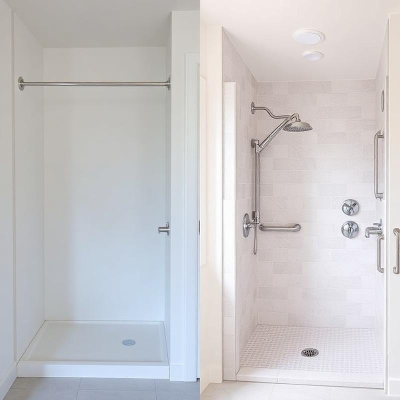 Remplacer une douche